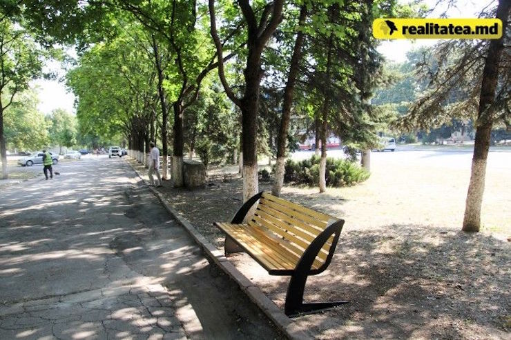 На Ботанике установлена первая скамейка в рамках проекта «Пожертвуй скамейку»