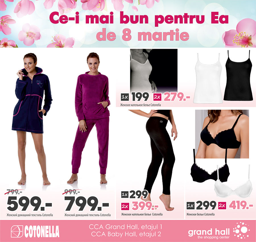Cotonella: Cadoul perfect pentru ea de 8 martie ®