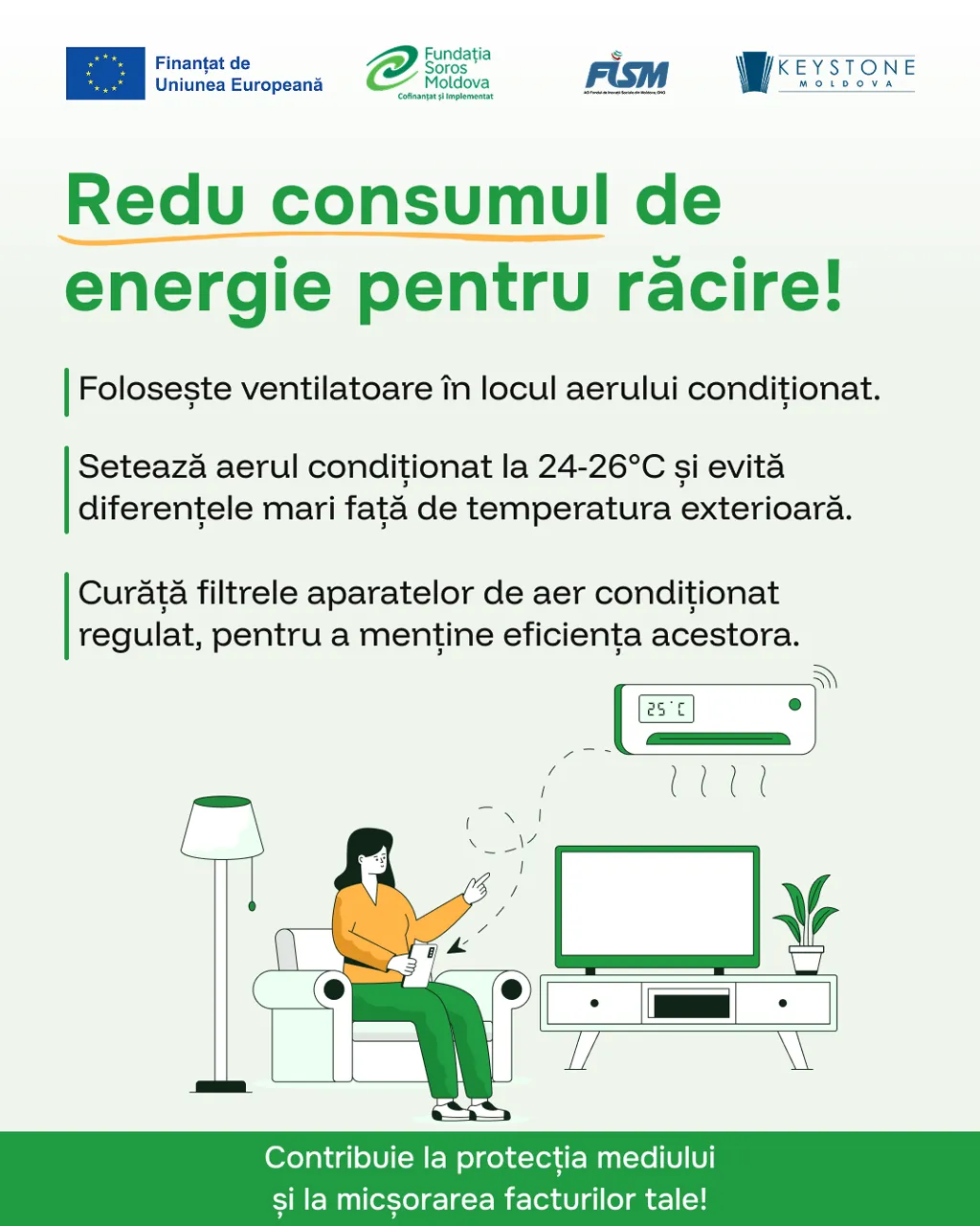 Utilizăm energia eficient: Gesturi simple, care reduc consumul și costurile - Soluții utile pentru sezonul cald