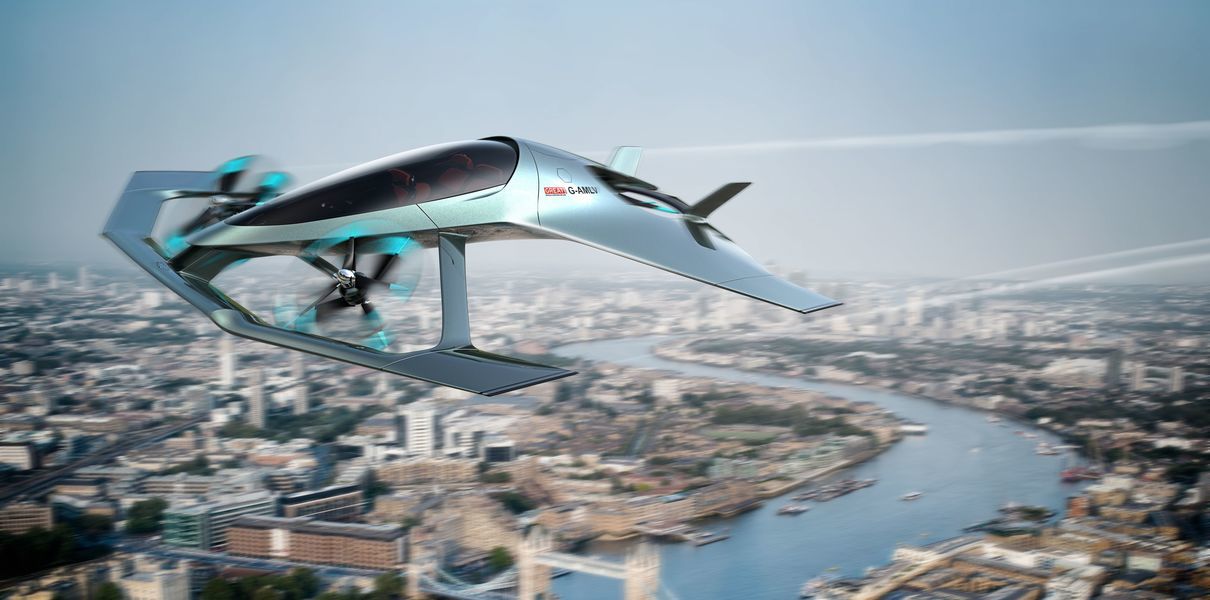 Aston Martin создал частный самолет с вертикальным взлетом для борьбы с пробками