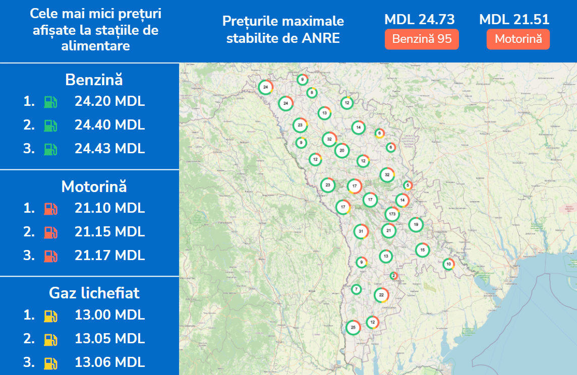 В Молдове подорожали не только бензин и дизтопливо, но и сжиженный газ