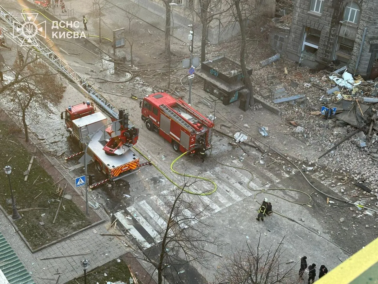 Российские беспилотники атаковали Киев