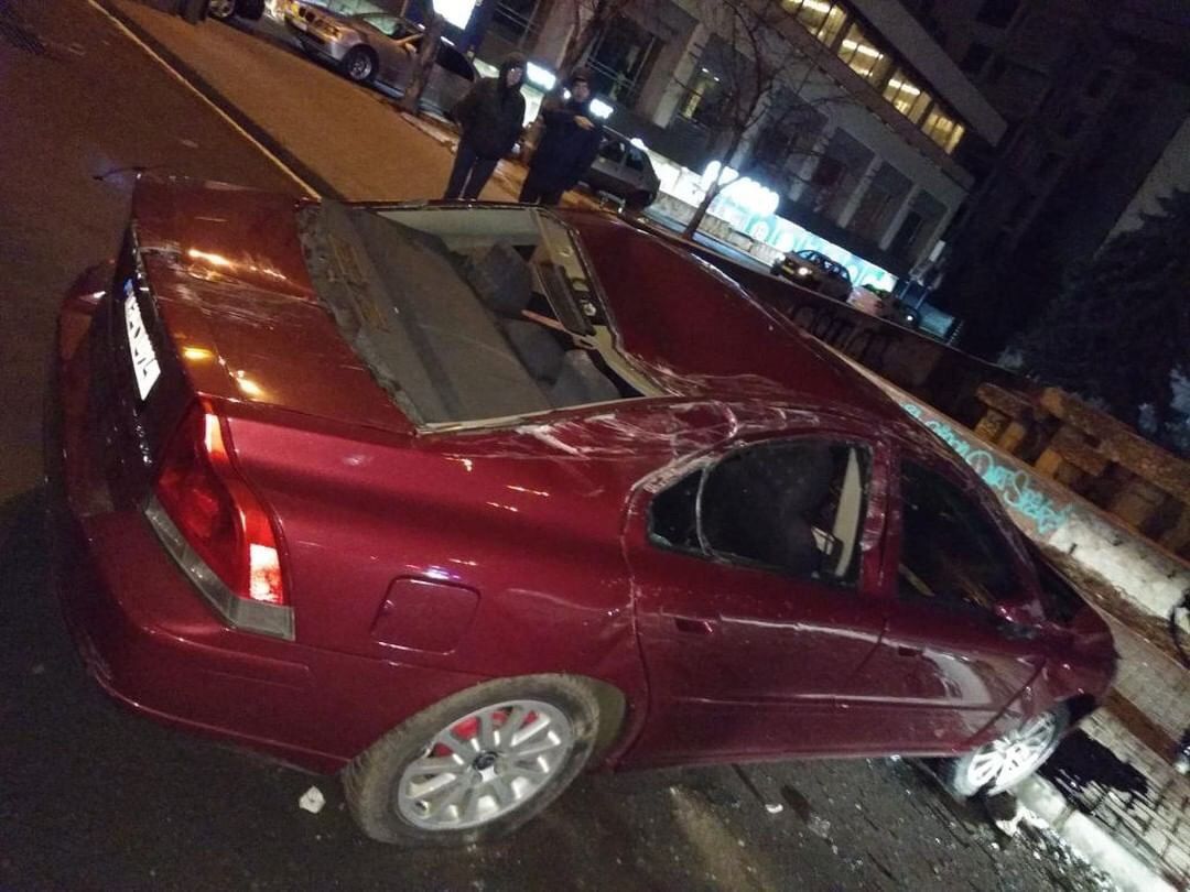 Серьёзная авария произошла в центре Кишинёва, пострадали три автомобиля