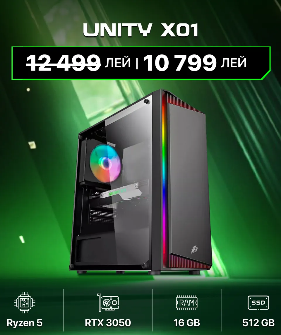 Xstore.md: Игровые ПК со скидкой до 8000 леев