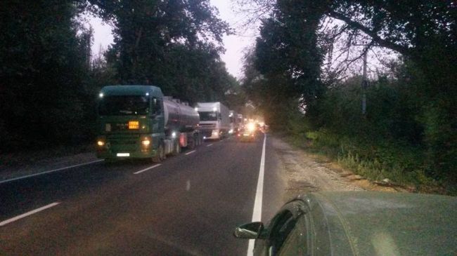 Ambuteiaje kilometrice in sectorul Botanica al capitalei. Din cauza unui accident produs pe strada Muncesti