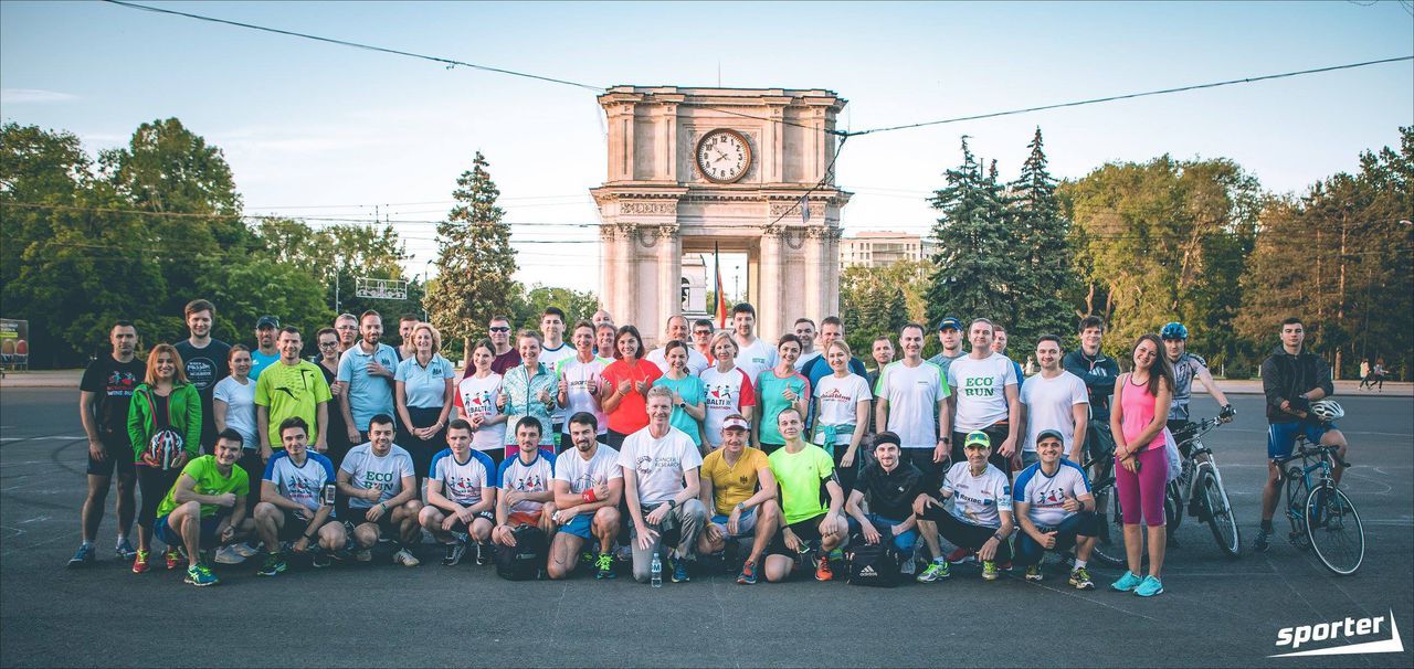 Забег Run the World с британцем Дэном Томпсоном прошёл в Кишинёве