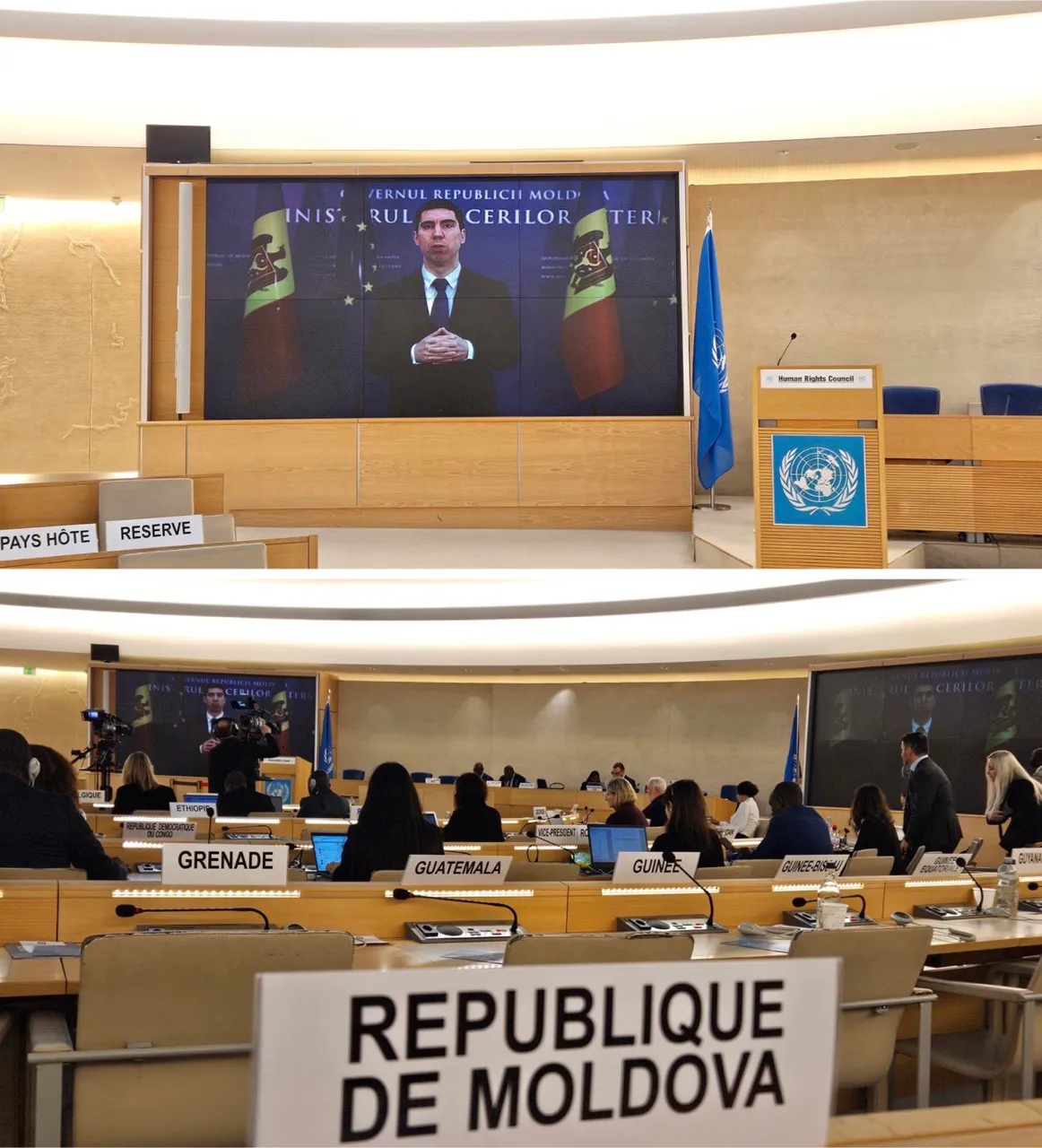 Sesiunea Consiliului ONU pentru Drepturile Omului: Popșoi a reafirmat angajamentul față de apărarea drepturilor omului