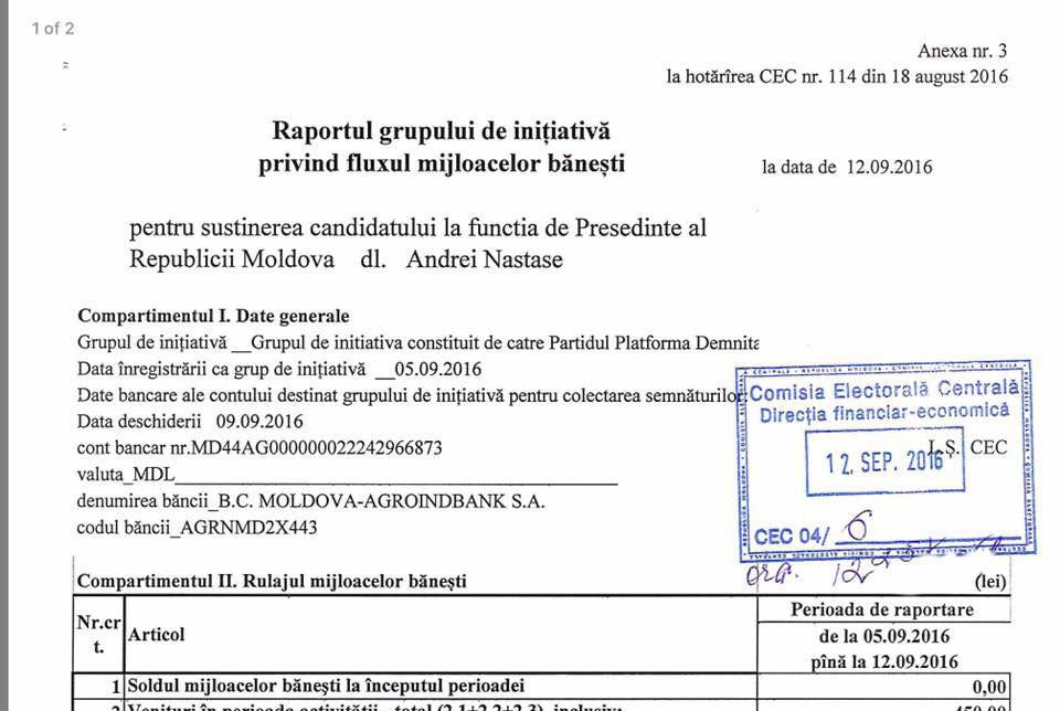Năstase a declarat că a strâns semnăturile cu zero lei