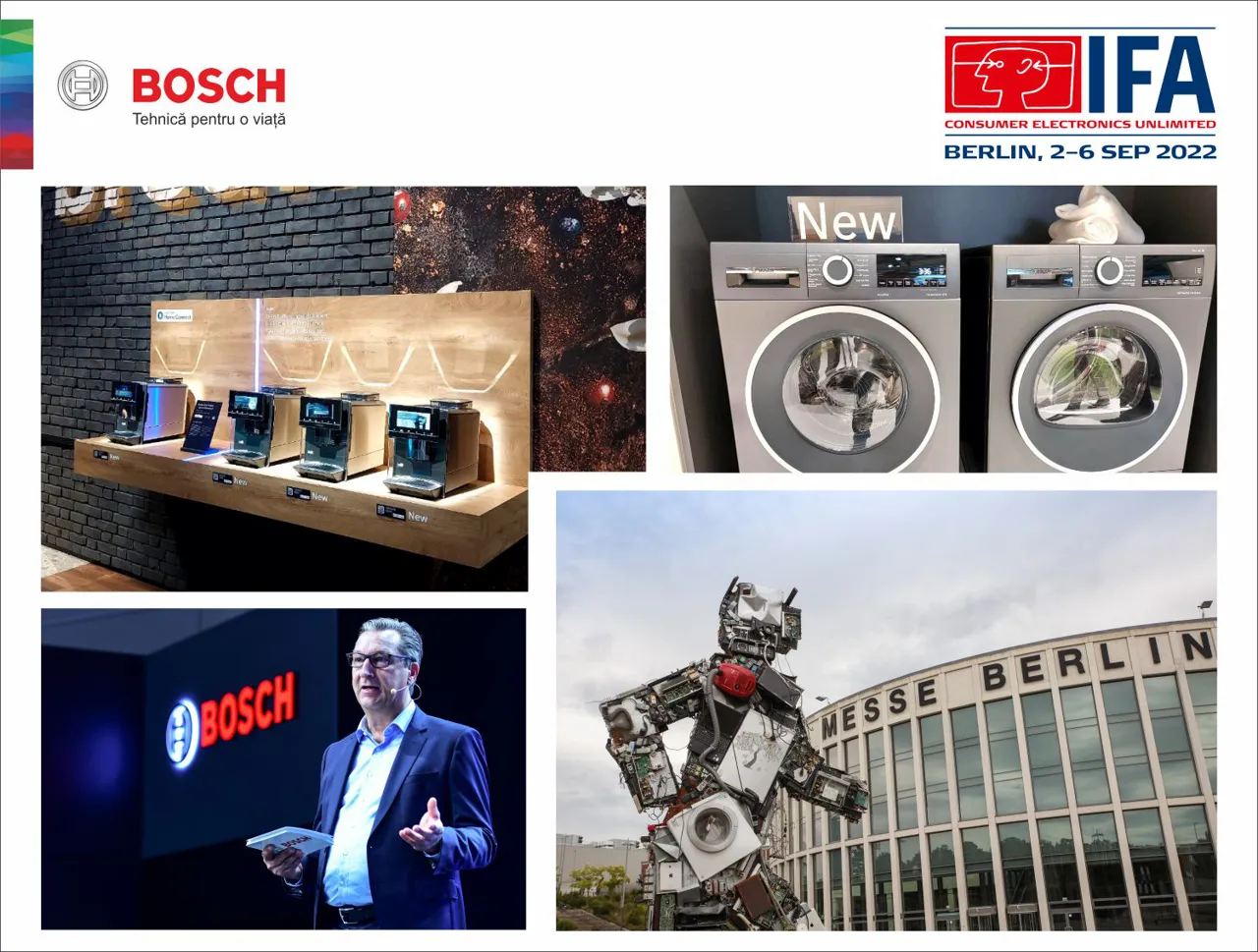 Bosch Siemens: Представительство Bosch Moldova на IFA 2022 в Берлине
