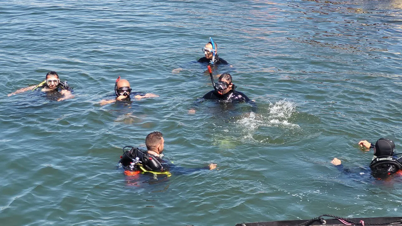 Молдавские водолазы тренировались на Черном море