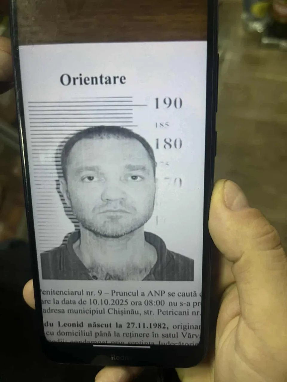 Un deținut a evadat din Penitenciarul nr. 9