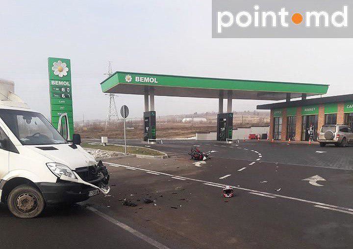 В Оргеевском районе водитель грузовика сбил мотоциклиста