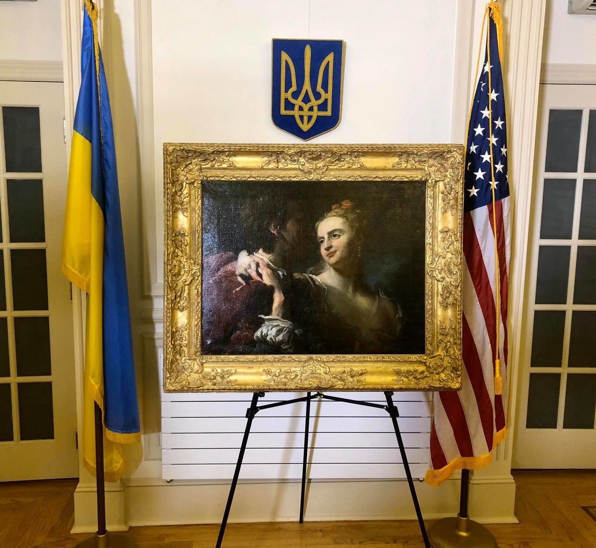 Похищенная нацистами во время войны картина вернулась на Украину
