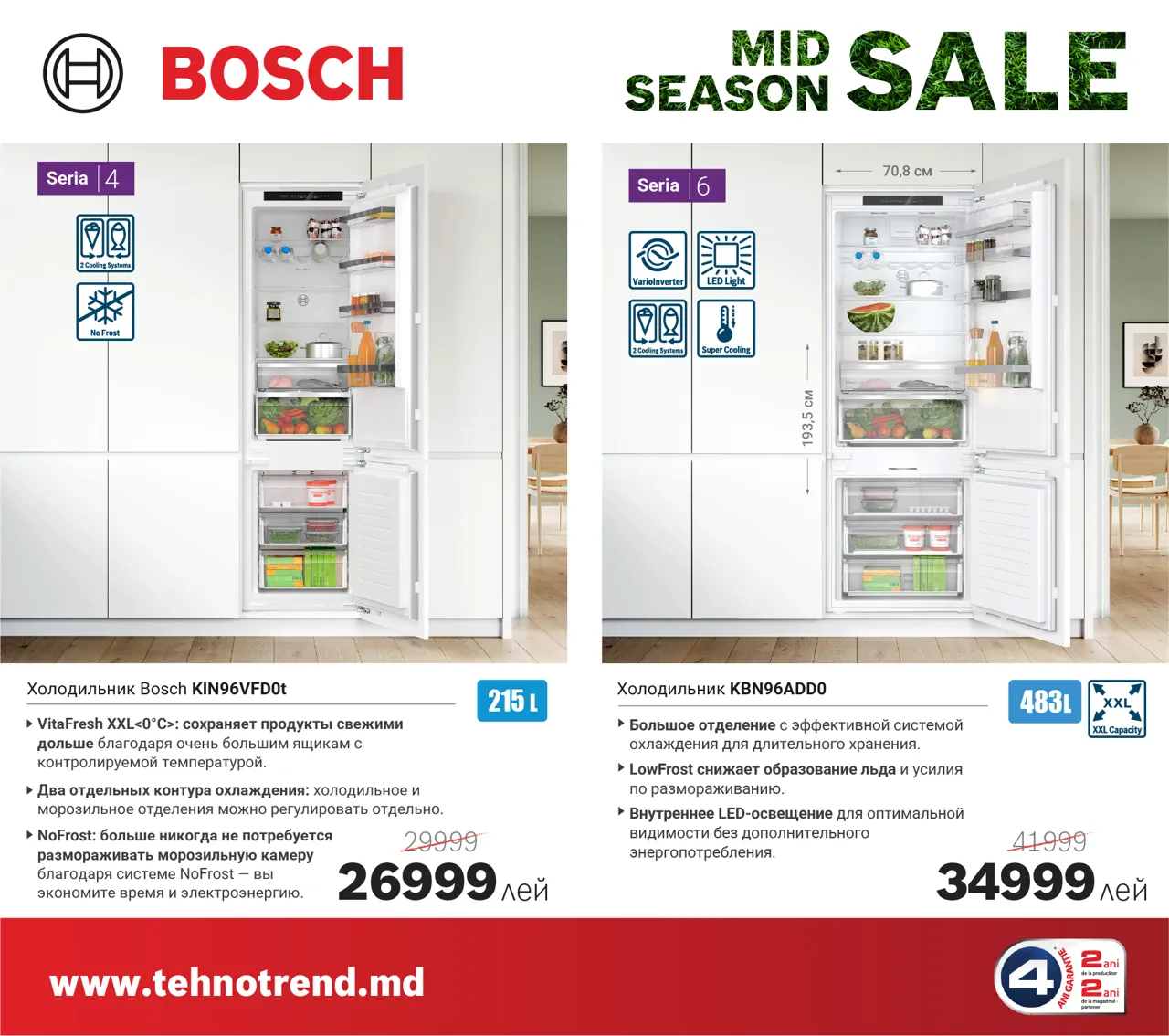Bosch Store объявляет Mid Season Sale: скидки до 7000 леев