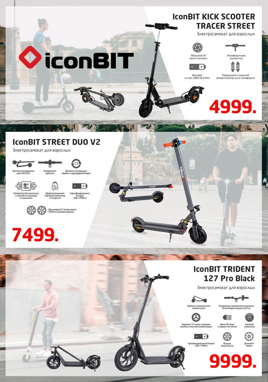 Giant: Самый большой ассортимент и лучшие цены на электросамокаты