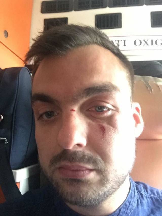 Un prezentator TV din Moldova, implicat în accident! A fost luat de ambulanță