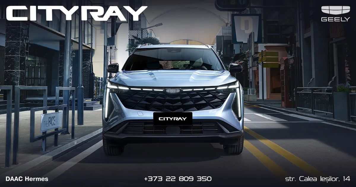Geely, marca auto nr. 1 în Moldova la finalul lunii mai
