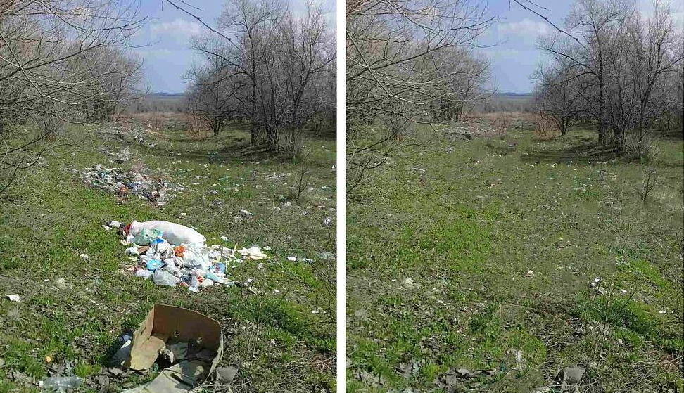 Чиновник "ликвидировал" нелегальную свалку фотошопом и попался