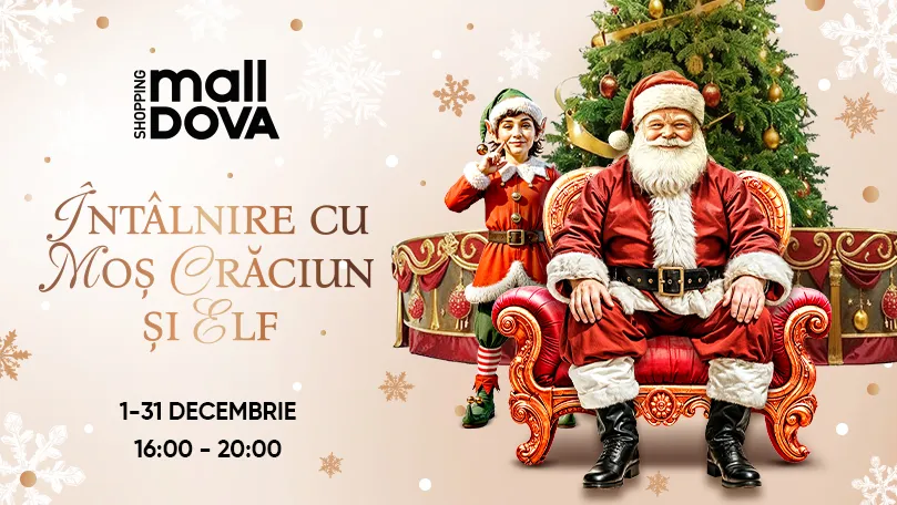 Aprinderea luminițelor la Shopping MallDova