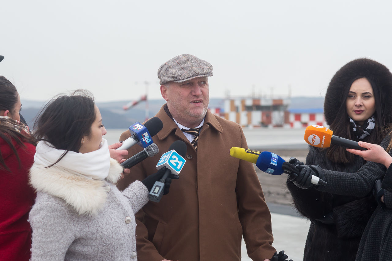 Primul segment al pistei Aeroportului Chişinău este reconstruit