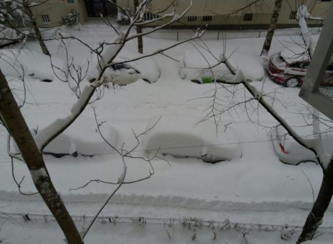 Bucureştiul este sub nămeţi de 1,75 cm