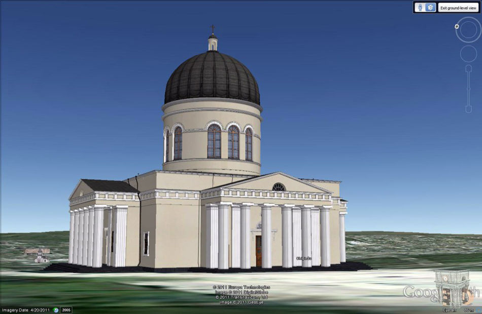 Главные здания Кишинева представлены в 3D-формате