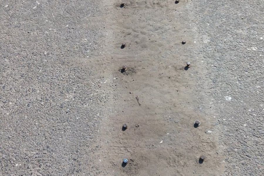 В селе Чумай на автодороге неизвестные демонтировали лежачих полицейских