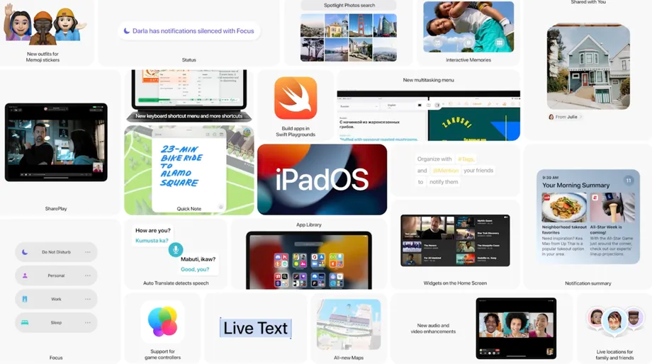Apple представила операционные системы iOS 15 и iPadOS 15