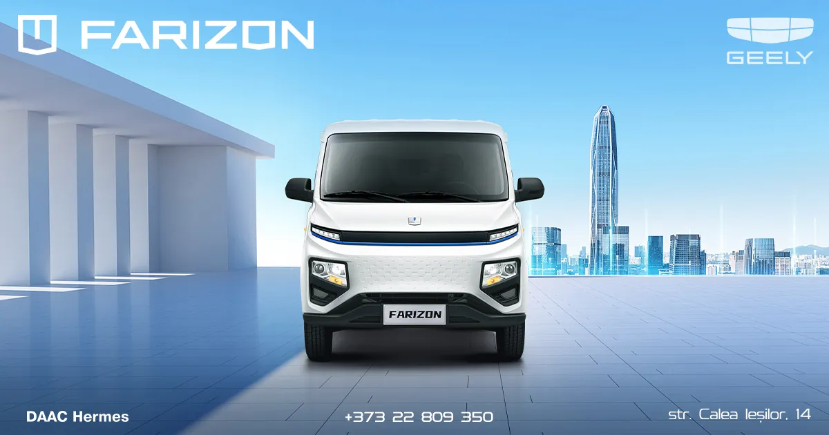 Gelly: Furgonul electric Farizon la prețul special de 28.880 de dolari, TVA inclus