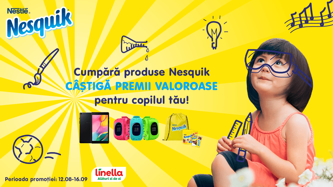 Nesquik открыл розыгрыш призов для детей: Готовьтесь к школе вместе с нами