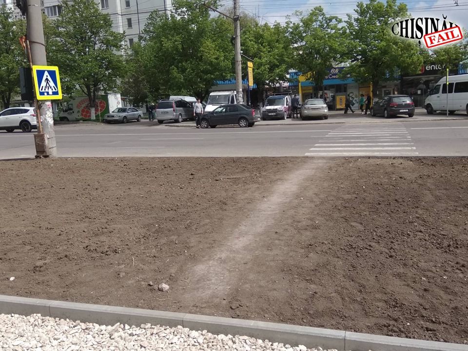 Кодряну пообещал перенести пешеходный переход на улице Алба-Юлия