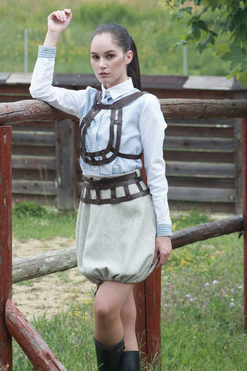 Студентка из РМ, учащаяся в Яссах создала коллекцию одежды в стиле дерби