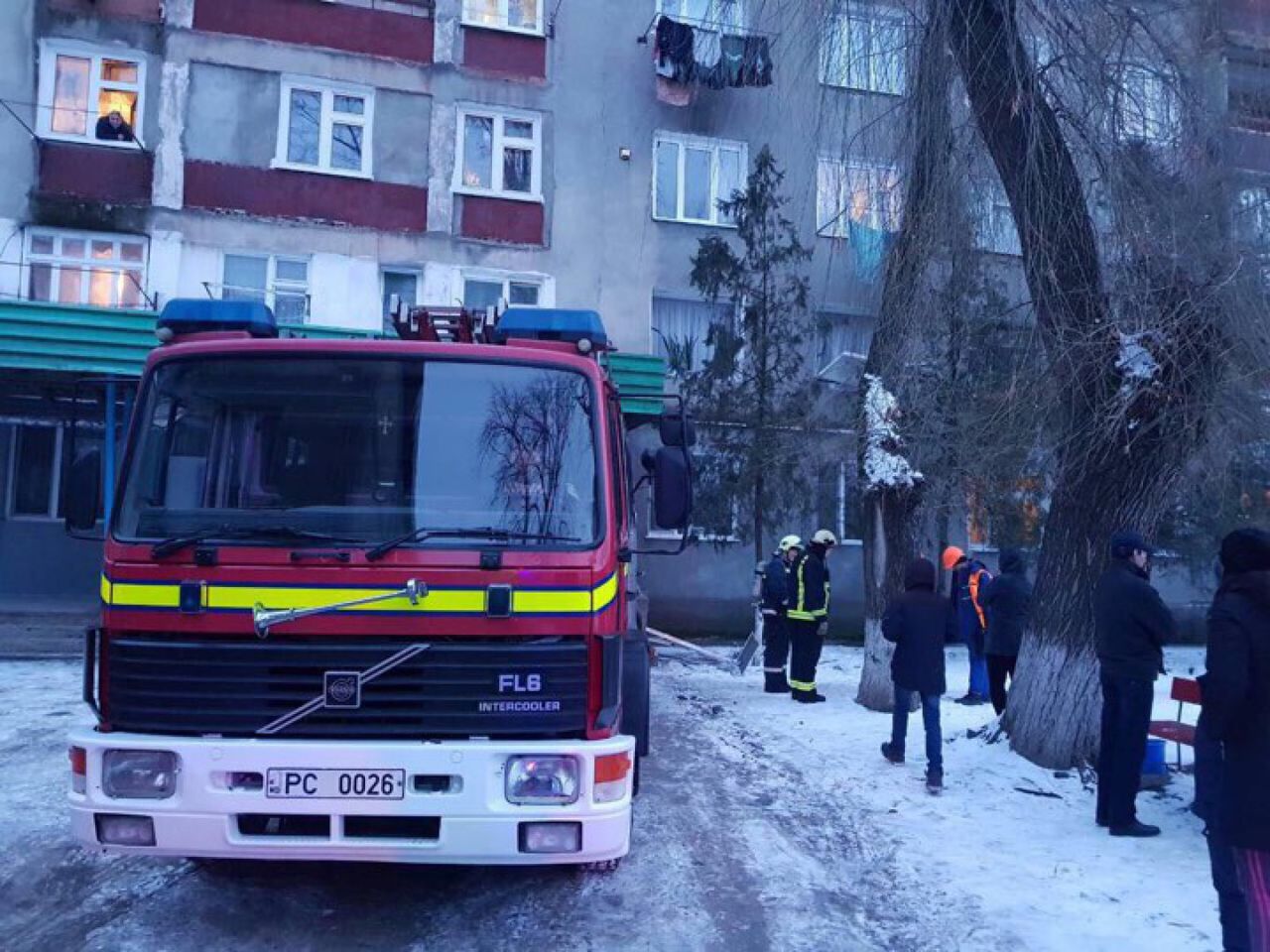 В жилом доме в Бельцах  взорвался баллон с газом
