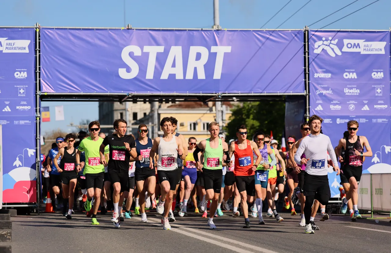 OM Half Marathon 2026: тысячи бегунов открыли сезон в Кишинёве