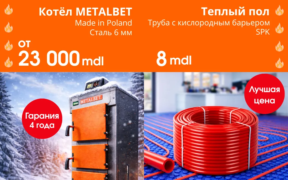 Teploff: Котлы и кондиционеры до -30%, доставка 0 лей