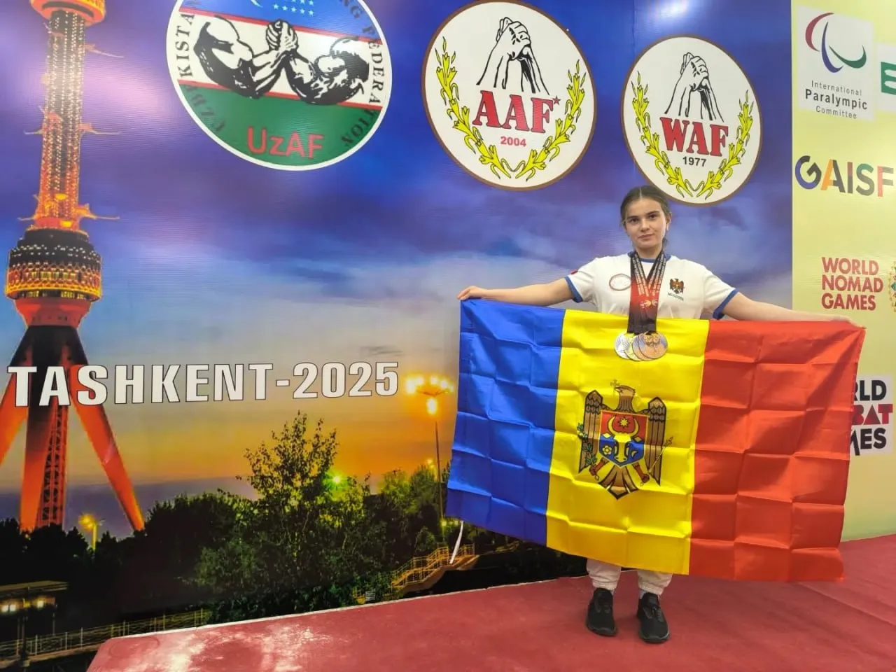 Sportivii moldoveni, medaliați la Cupa Mondială de Armwrestling