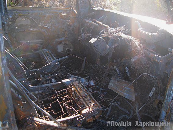 На Харьковщине джип уничтожили из гранатомета