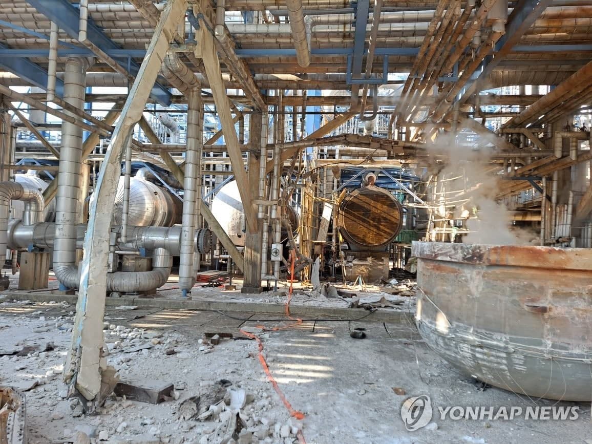 Взрыв прогремел на нефтехимическом заводе в Южной Корее