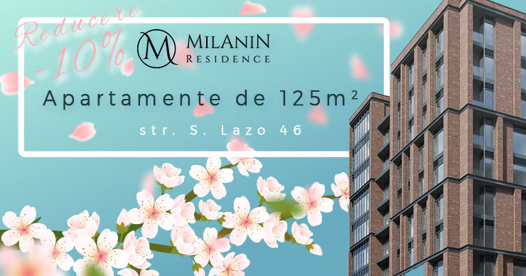 Milanin С. Лазо: Весенние скидки на квартиры 125м2