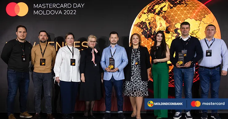 Компания Mastercard наградила MICB за лидерство на рынке платежных карт в Молдове
