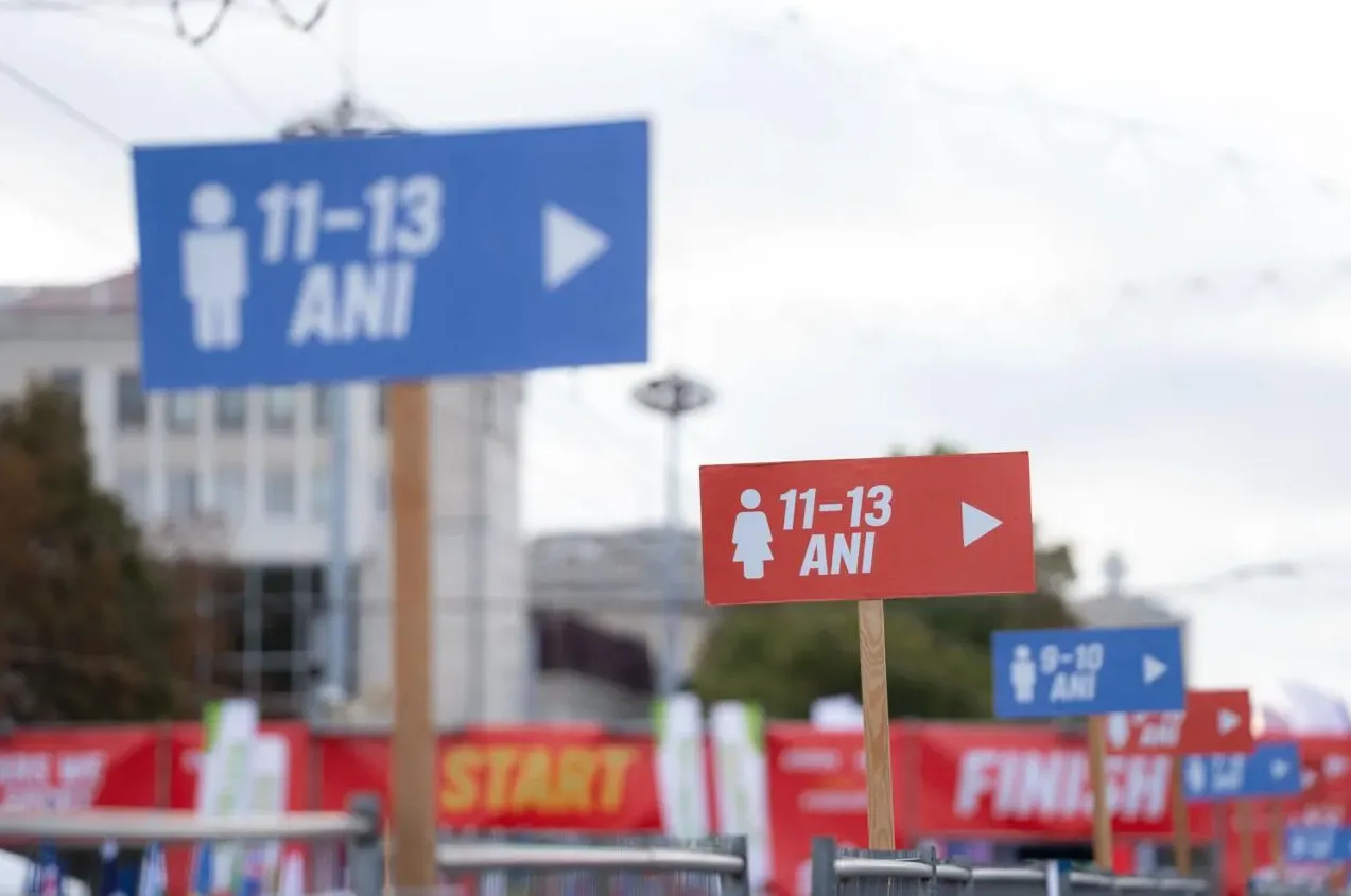 În centrul Chișinăului s-a desfășurat Kids Marathon 2024