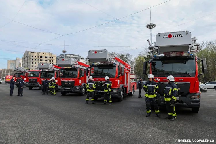 Moldova primește 19 autospeciale de intervenție pentru situații de urgență