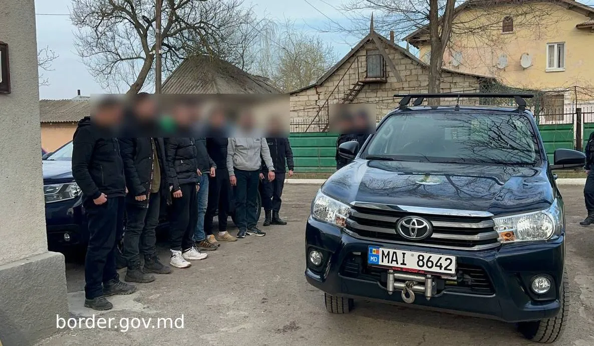 За незаконное пересечение границы с Молдовой задержаны восемь украинцев