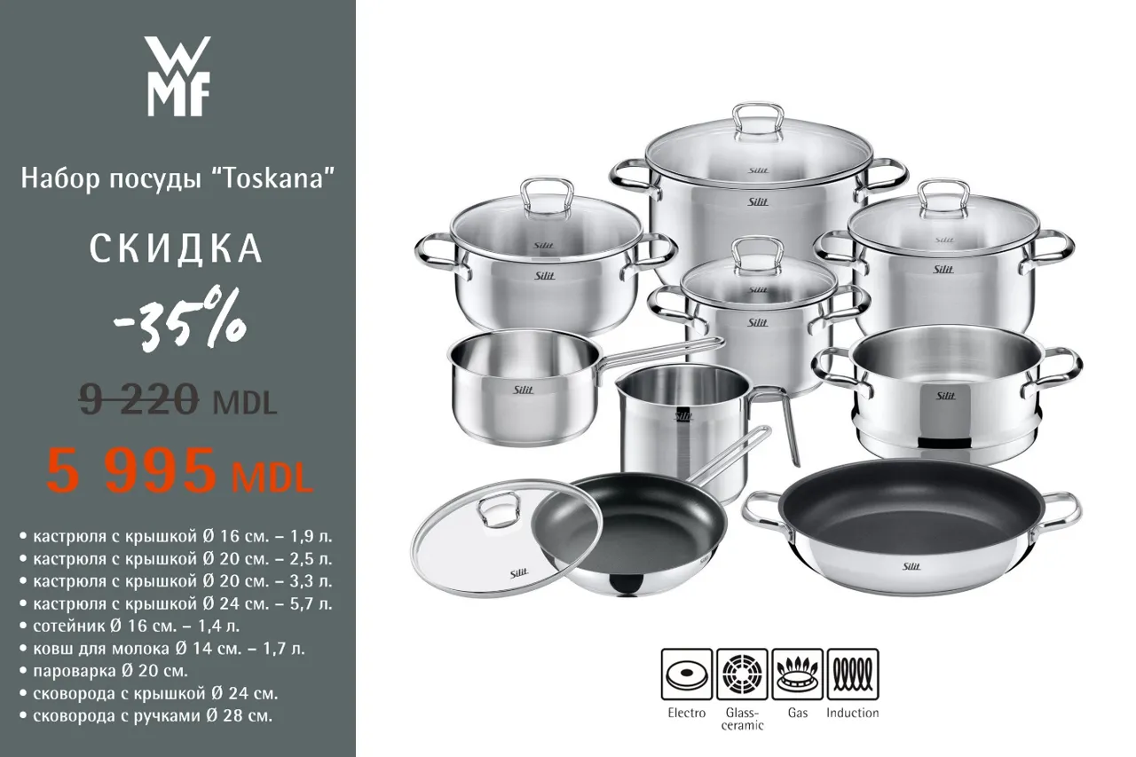 WMF & KitchenAid Black Week: скидки до 65%