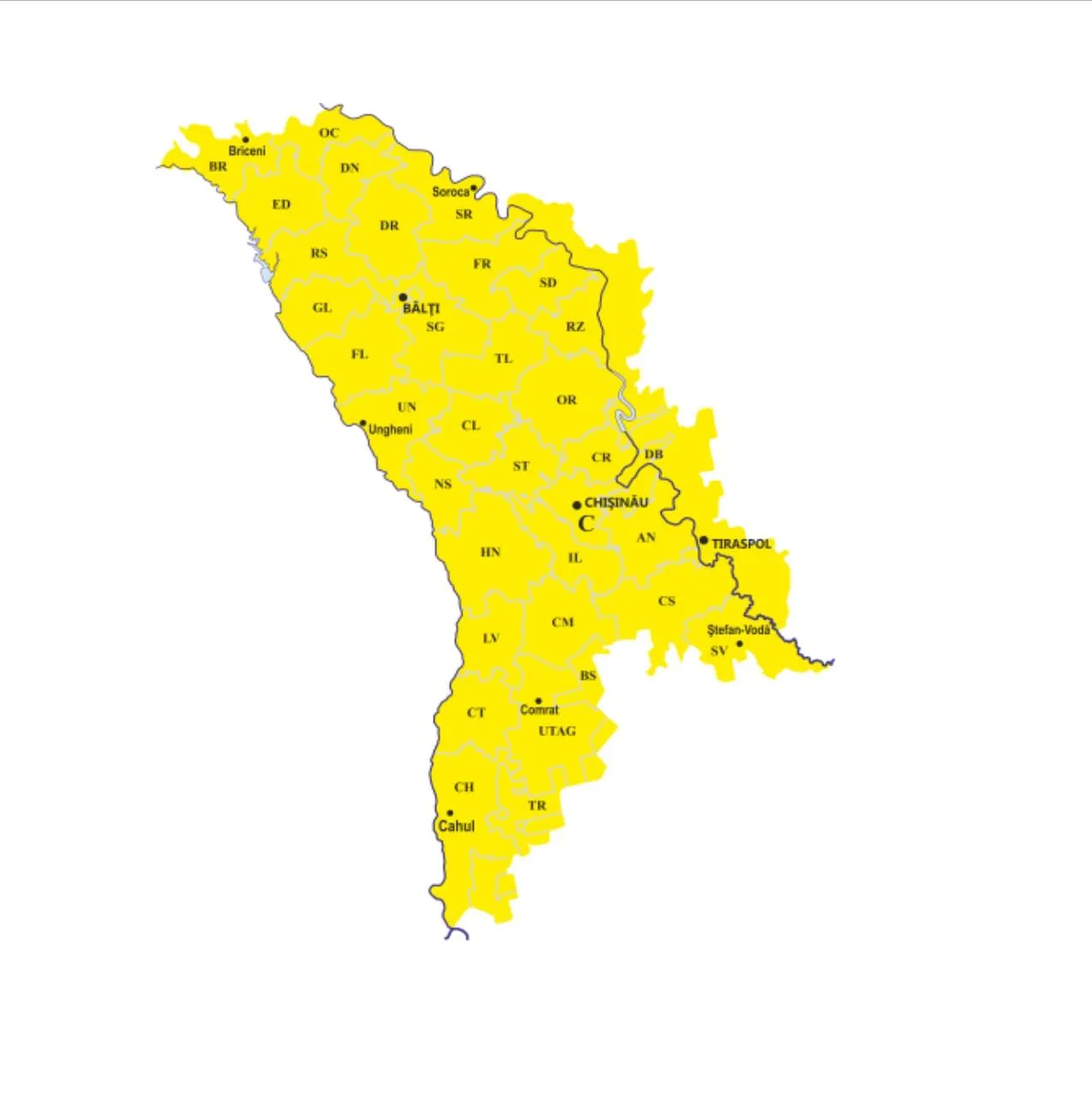Avertizare meteo: Cod Galben de averse puternice cu descărcări electrice