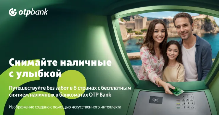 OTP Bank: Путешествуйте без забот и без комиссий в 8 странах Европы