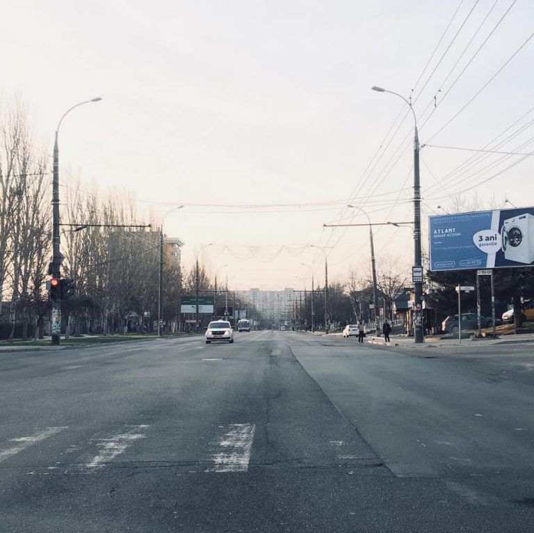 Жители Кишинева наслаждаются опустевшим на праздники городом