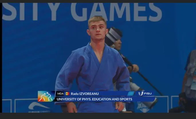 Молдавский дзюдоист Раду Изворяну завоевал звание вице-чемпиона мира на Универсиаде