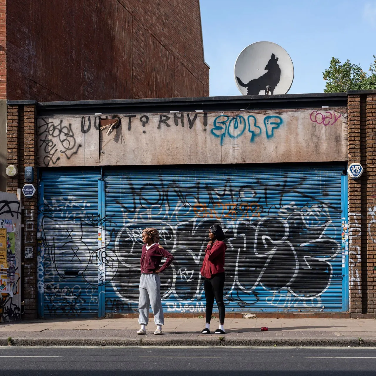 O nouă lucrare a artistului anonim Banksy a apărut la Londra