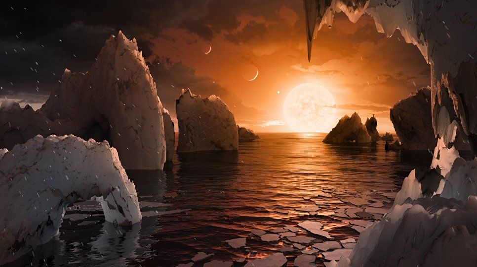 NASA обнаружило семь потенциально пригодных для жизни планет